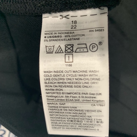 GAP Maternity Inset Panel Skinny Ankle Pants (18) - Picture 8 of 8